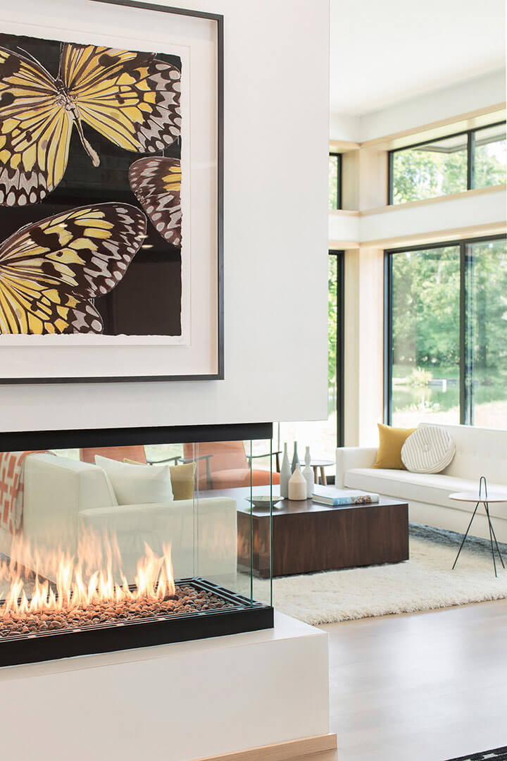 Mitchell Wall Architecture and Design fireplace