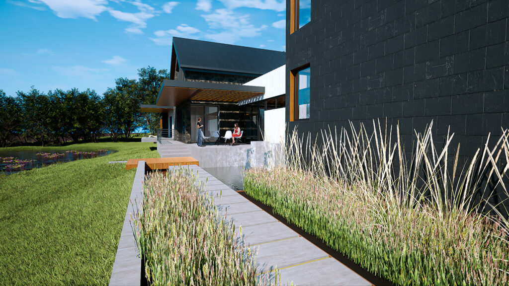 Lake House in Defiance Mitchell Wall St. Louis Architecture & Design